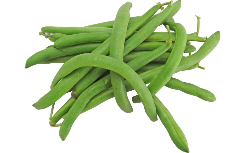 Bunch of fresh green beans